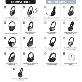 almohadillas para orejas de piel genuino para orejas Bose QuietComfort QC 35 35-ii 25 15 2, almohadillas para orejas de repuesto de piel de cordero para auriculares QC-35 QC-35ii QC-25 QC-15 QC-2 SoundLink SoundTrue Around-Ear II AE2