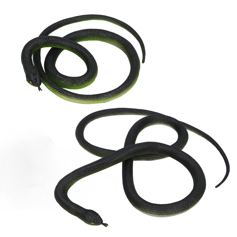 2 Set Snake Prank with String Clip Lifelike Adult Clip