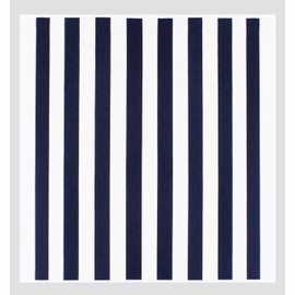 COTTON CRAFT Oversized Extra Wide Beach Towel - 58x68 Big & Huge - Beach Blanket Towel for Two - 100% Cotton Velour Thick Plush 450 GSM Super Soft Luxury - Pool Picnic Bath Towel - Cabana Stripe Navy