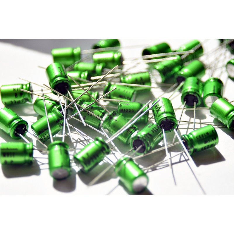 Six nichicon ES MUSE Bipolar Capacitors 16v 10-1000uf Audio Grade