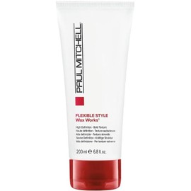 Paul Mitchell Wax Works Gel para el Cabello, Alta Definición, Textura Audaz, Para Todo Tipo de Cabello, 200 ml