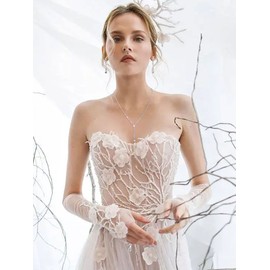 Wedding Jewelry Sets for Women Bridal Jewelry Set for Wedding Sparkling Crystal Silver Necklace Earrings Bracelet Set Wedding Costume Accessories