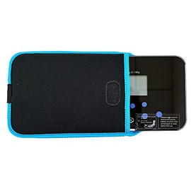 NEWLINE NY NewlineNY Auto Step On Super Mini Travel Bathroom Scale, 5.25" x 8.5" NewlineNY Auto Step On Super Mini Travel Bathroom Scale, 5.25" x 8.5" SBB0638SM-TW+S002BU (Trendy Wave)