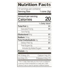 Let's Do...Organic Ice Cream Cones, 12 Count Boxes (Pack of 12)