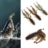 eMagTech 24Pcs Fishing Soft Lures Crawfish Soft Baits Bionic Replica