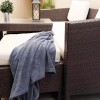 Tesso Toalla Medio Baño Microfibra Super Absorbente Suave Gris Liso