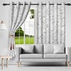 Xiazhilaio Shabby Chic Botanical Blackout Curtains 52 x 84 Inch,
