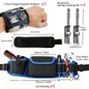 Multi-pocket tool pouch, magnetic wristband & screw positioning bit holder