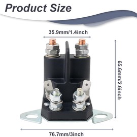 ZAMDOE 12V 117-1197 Starter Magnet for Exmark for Toro for Lawn Boy Timecutter SS5000 Z4200 SS4225 SS4235 Zero Turn Lawnmower 784-1221-210 104-3189 E513075 1-513075 21265 5 28-4210 47-1910