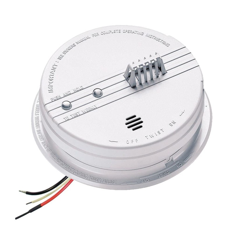 Kidde Heat Detector, Hardwired with Battery Backup & 2 LEDs,