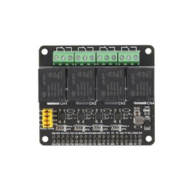 SEENGREAT 4 Channel Relay Modules DC3.3V/5V with Optocoupler for Raspberry Pi Zero/Zero W/Zero WH/2B/3B/3B+/4B Loads up to 5A 250V, 40pin GPIO Interface
