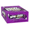 Now & Later Original Taffy Chews Candy, Grape, 6 count,