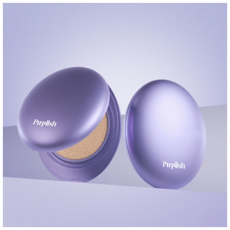 PURPLISH Soft Toning Cushion 12.5g, Shade:02 Natural (full set)