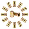 Powlankou 50 Pieces 1/2"-13 Zinc Plated Carbon Steel Rivet Nuts