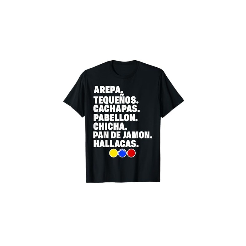 Venezuela Essen Arepa Pabellon Cachapas Pabellon Chicha T-Shirt