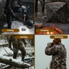 Hunthor Insulated Boot Covers, 600D Durable Cold Weather Insulators with