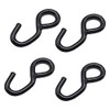 4 Pack Heavy Duty Ratchet Hooks 25mm x 800kg S
