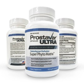 Prostavar Ultra 1 Bottle New Improve From Maker of Original Prostavar Ultra Prostate Support 625