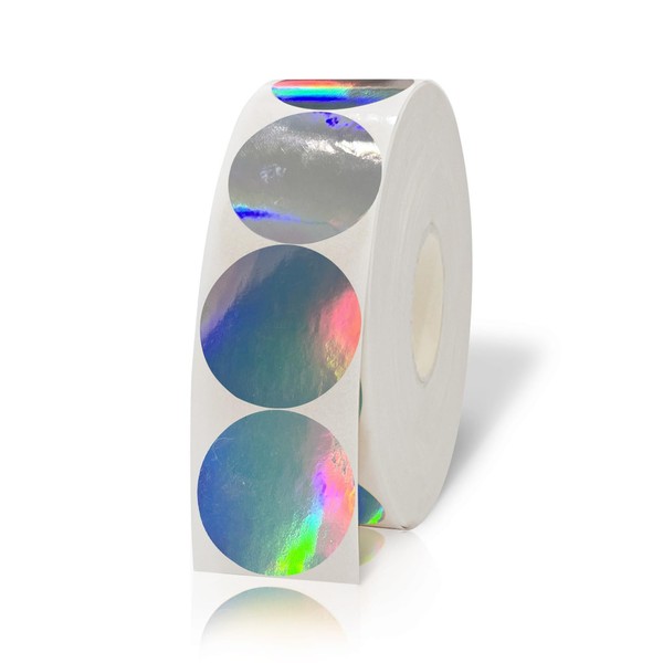 Starboling Circle Stickers,800Pcs 1inch Silver Round Coding Label,dot Stickers,Can Writing