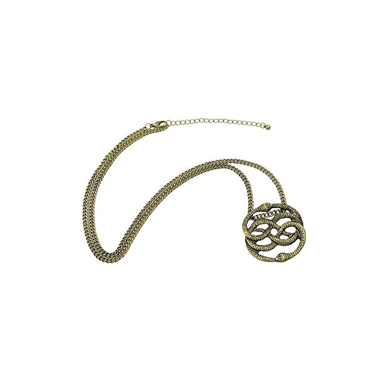Auryn - Collar con colgante en tono dorado (inspirado en