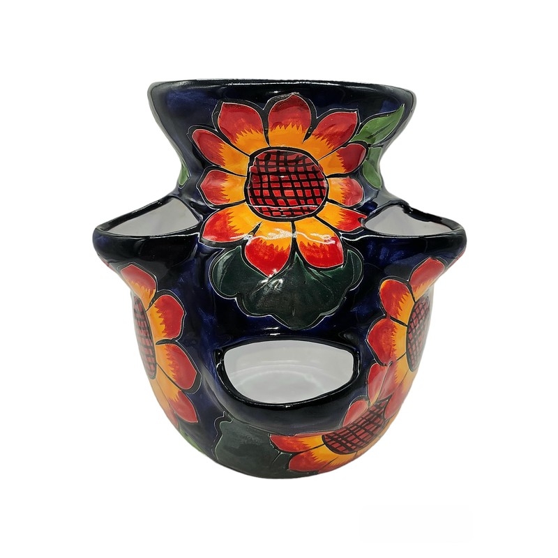 Talavera Pottery Store Strawberry Planter Medium Hand Painted Pot Indoor