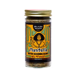 Brundo Spice Company Kibbeh Manteria | Ethiopian Spiced Butter Seasoning | Made & Imported from Ethiopia | Non-GMO & Organic | Essential for Niter Kibbeh (Ethiopian Ghee) | 2oz