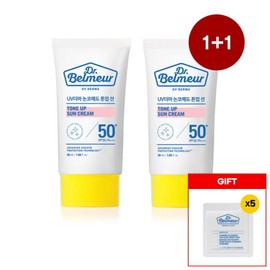 The Face Shop 더페이스샵 더블구성닥터벨머 UV더마 논코메도 톤업 선크림 50ml + 닥터벨머 아크 The Face Shop Double Set Dr. Belmor UV Derma Non-Comedo Tone-Up Sunscreen 50ml + Dr. Belmor Arc
