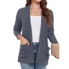 GRECERELLE Womens Cardigans Lightweight Casual Rib Classic Cardigans for Ladies