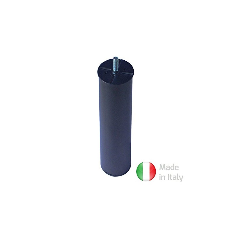 Piede Tondo per Rete Letto, Montaggio ad Avvitamento M10, Misura
