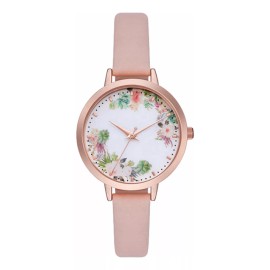 Opo Reloj Opp Con Correa Rosa Para Mujer Importado