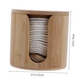 TOVINANNA 1set Bamboo Fiber Makeup Cleaning Pads Set Soft and Safe for Face Reusable Makeup Remover Pads