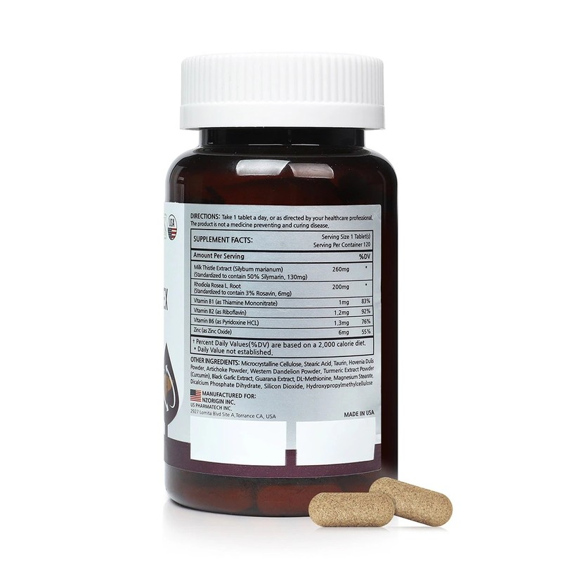 ANGET ORIGIN Enget Origin Milk Thistle & Rhodiola Complex 1,300mg