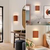 ZEROUNO Resin Modern LED Wall Sconces Wall Lighting, Hardwired Indoor