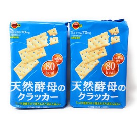 Bourbon Tennen Kobo no Crackers (141g), 2 Pack