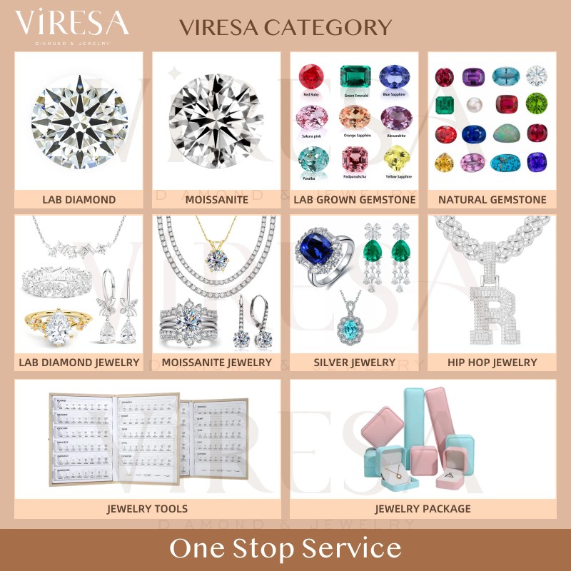 Viresa US Local Stock VVS1 2ct 8mm Round Brilliant Cut