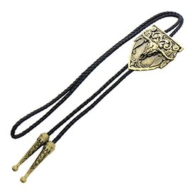 Western, Native American wind long horn [Bolo Tie Necklace] polar Tie Polo Tie Bolo Tie prt0174