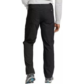 Eddie Bauer 42 x 32 Eddie Bauer Mens Fleece Lined 2-Way Stretch Tech Pant - Black - 1553609