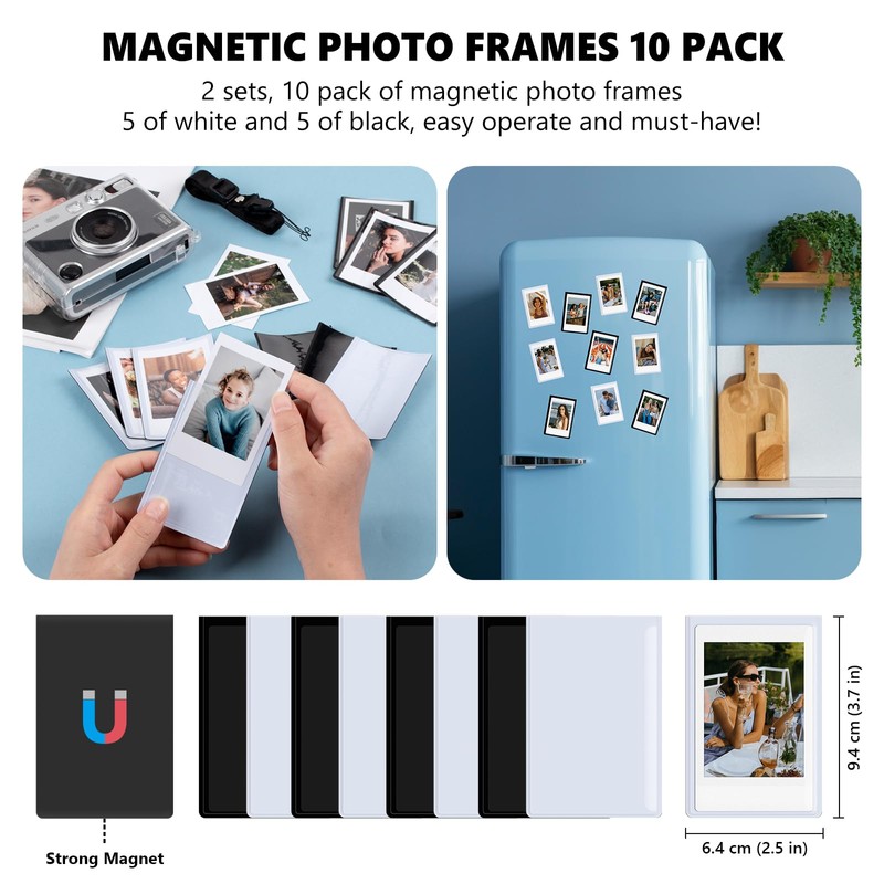 HIYQIN Mini EVO Camera Case and Accessories Bundle, for Fujiifilm