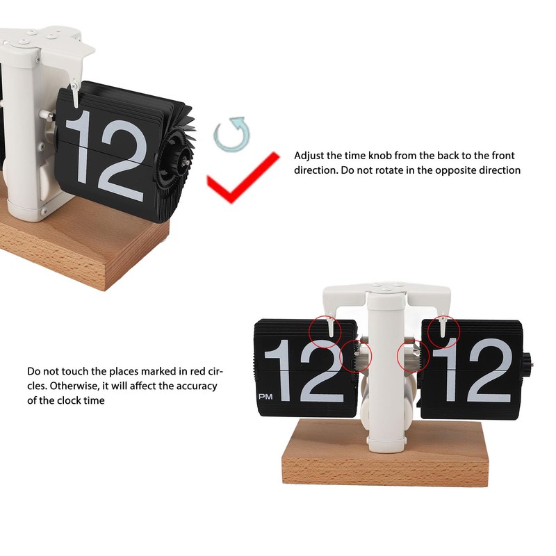 Flip Desk Clock, Digital Flip Clock, Auto Flip Clock, Suitable