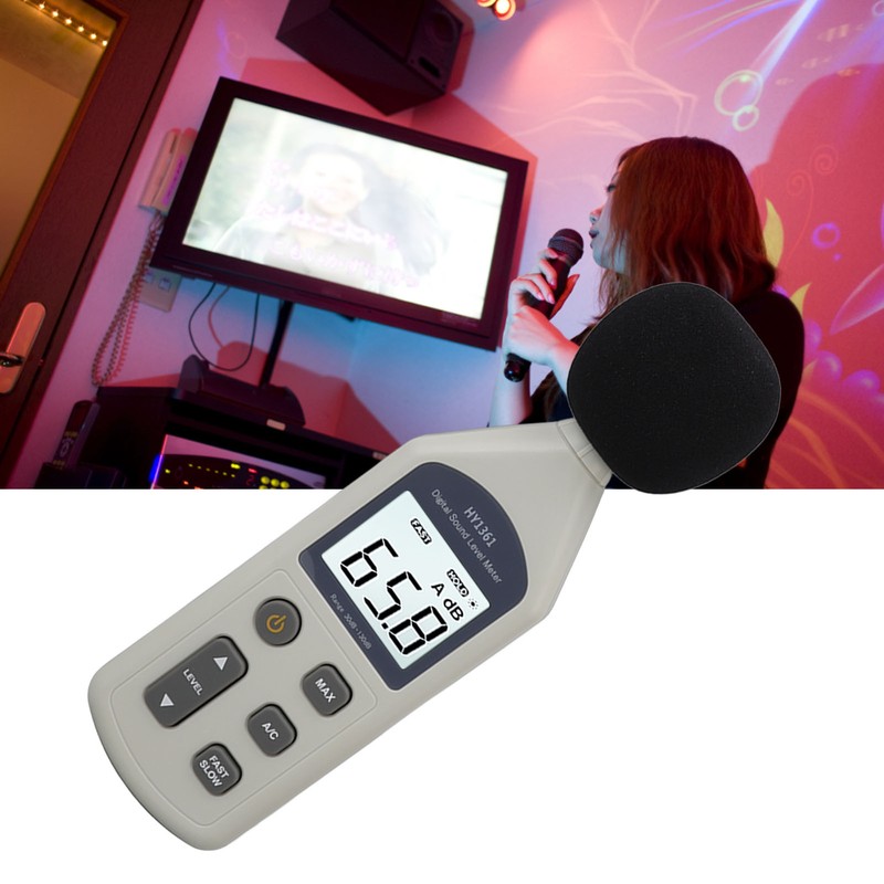 Decibel Meter High Accuracy LCD Screen 30 to 130dBA 5V