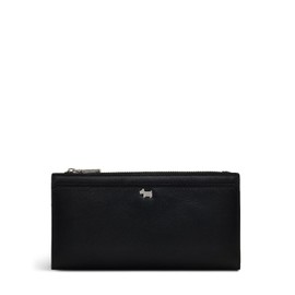 RADLEY London Greyfriars Gardens Large Bifold Purse for Women, in Black Vegetable-Tanned Leather, with 12 Card Slots