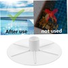 KONTONTY Pool Skimmer Cover Inground Pool Skimmer Plate Vacuum Head