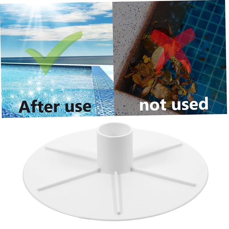 KONTONTY Pool Skimmer Cover Inground Pool Skimmer Plate Vacuum Head