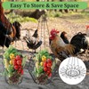 2 Pcs Hanging Chicken Feeder, Foldable Chicken Vegetable Fruits Feeder,