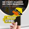 SuperKaKa 3pcs New Driver Magnet for Car Bumper Please Be
