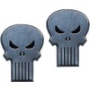 Punisher Metal Skull Logo 2 Pack Stickers