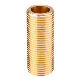 3/4 Inch (25mm) Threaded Nipple, Brass Running Nipple Threaded Tube Long Plumbing Fitting for Tank Connectors, Length 50m
