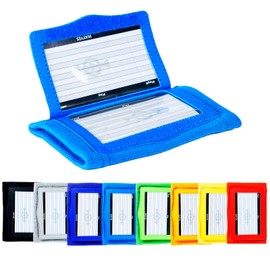 Football Play Wristbands for Adults - QB WR Playbook Wristband | Wrist Coach for Basketball，Softball, Baseball & More Sports with 3 Panel Compartments | Machine Washable (Blue)