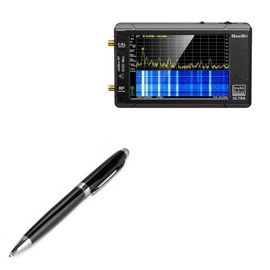 BoxWave Stylus Pen Compatible with Seesii Portable TinySA Spectrum Analyzer - EverTouch Meritus Capacitive Styra, Capacitive Stylus with Rollerball Pen - Jet Black