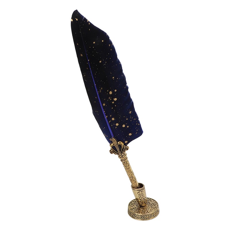Quill Pen Set Exquisite Retro Smoothing Writing Feather Pen Caligraphy